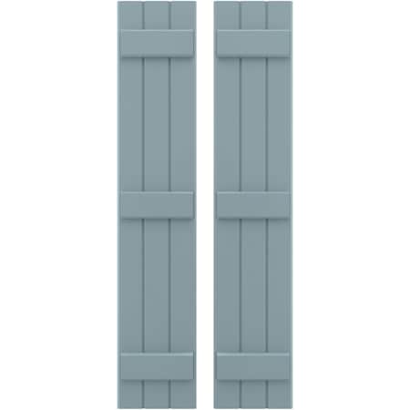 Ekena Millwork Americraft 3-Board, 3 Batten Exterior Real Wood Joined Board-n-Batten Shutters, ARW401BB311X81SBH, PR ARW401BB311X81SBH